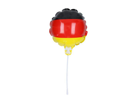 Luftballon, selbstaufblasend "Soccer" Deutschland, klein Werbeartikel