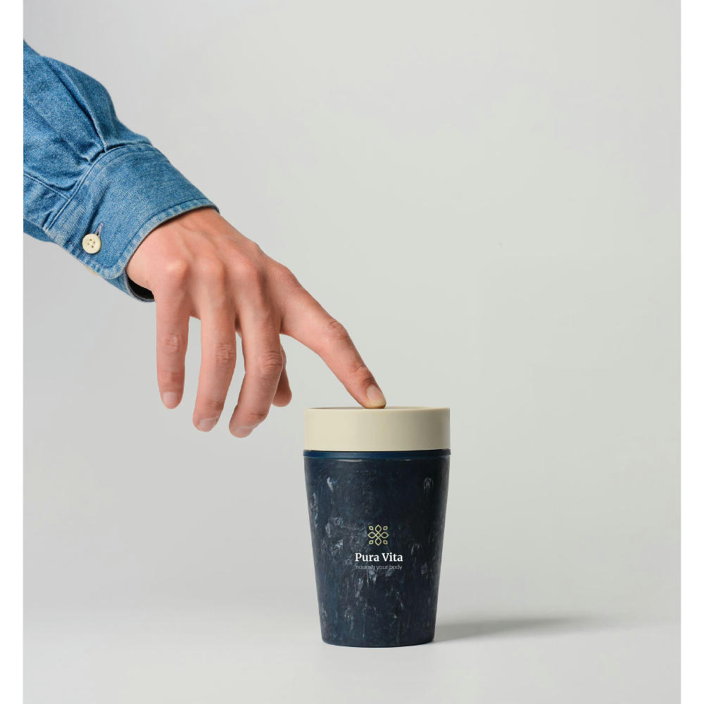 Circular&Co. Coffee Cup Fabric Waste 227 ml Becher Werbeartikel