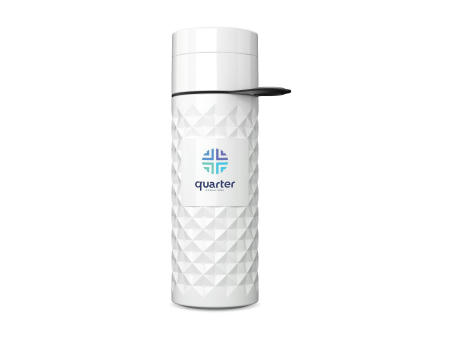 Join The Pipe Nairobi Ring Bottle White 500 ml Flasche Werbeartikel