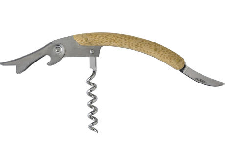 Kellnermesser mit Bambusverkleidung Lenny Werbeartikel