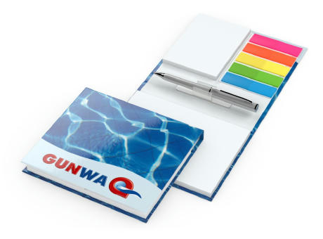 Product image Haftnotiz-Set Amsterdam A Bookcover mit Mini-Kugelschreiber Werbeartikel