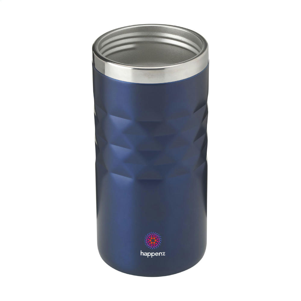 Geometric Mug RCS Recycled Steel 280 ml Thermobecher Werbeartikel