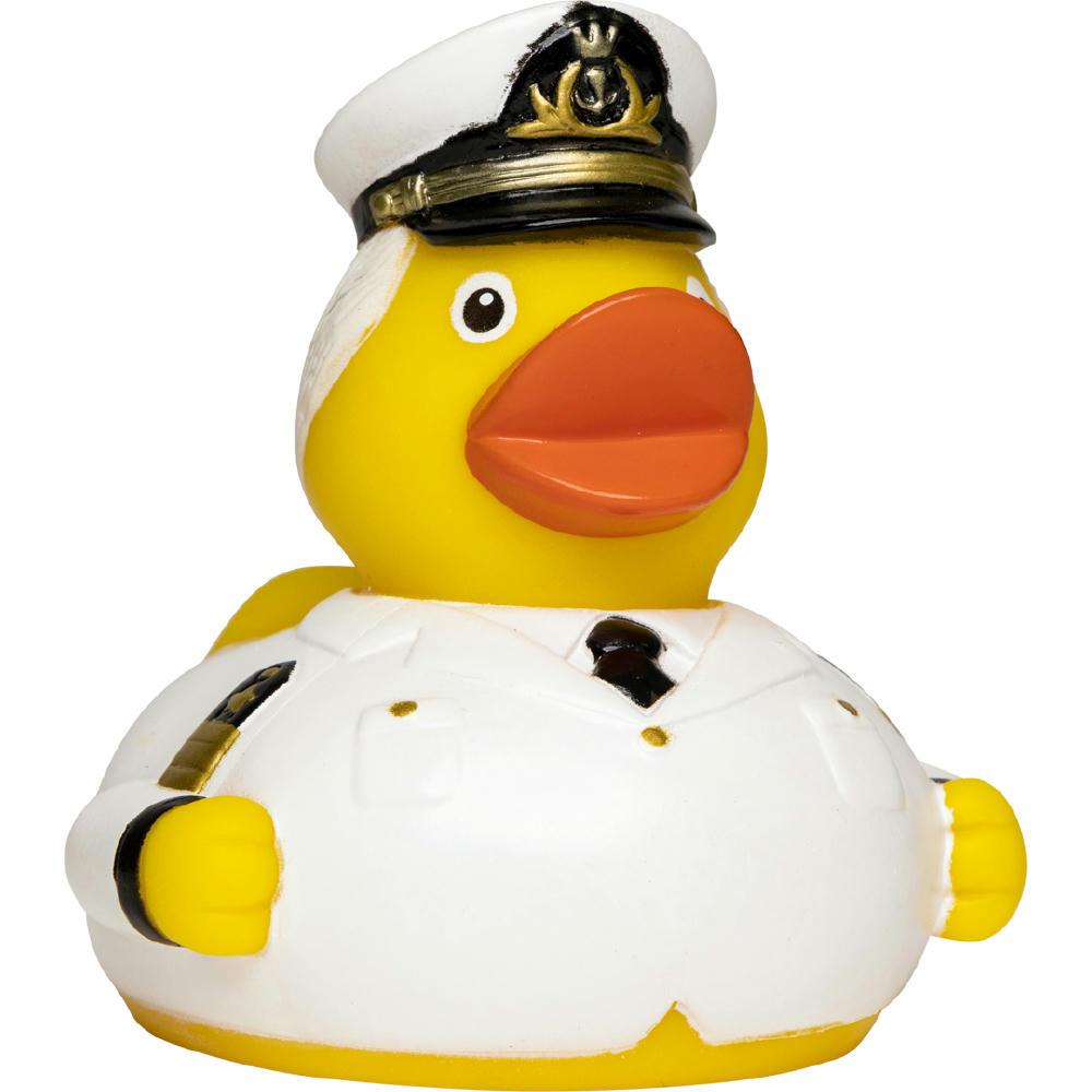 Product image Quietsche-Ente Kapitän Werbeartikel