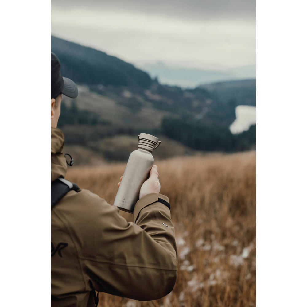 Nordic Drift Trail Ultraleichte Titan-Wasserflasche 600ml Werbeartikel