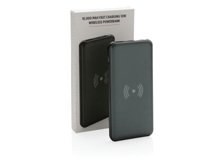 10.000 mAh FastCharging 10W Wireless Powerbank mit PD bedrucken