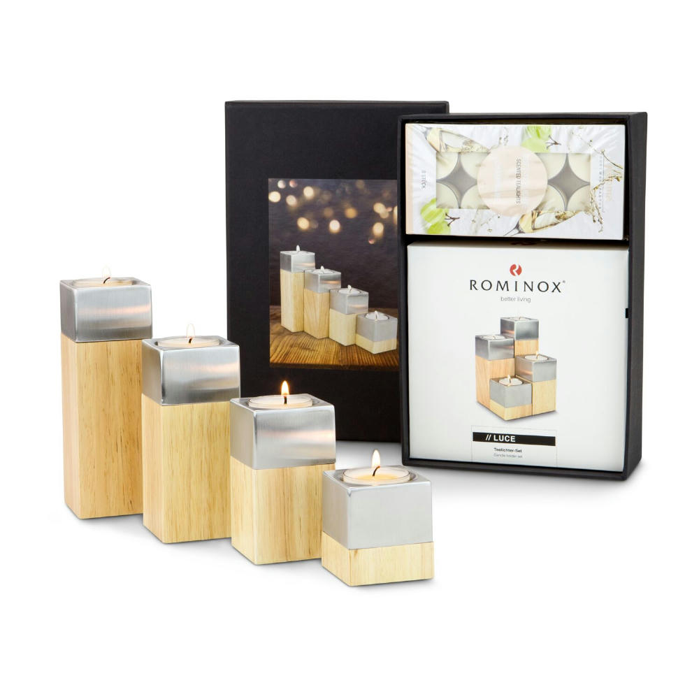 Product image Geschenkset / Präsenteset: Kerzen-Quartett Werbeartikel