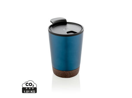 Product image GRS rPP Edelstahl-Kaffeebecher mit Kork bedrucken