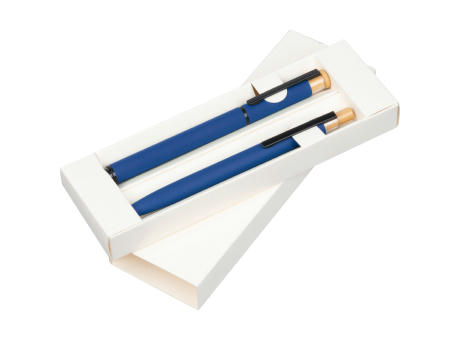 Product image Schreibset mit Kugelschreiber und Rollerball aus recyceltem Aluminium Werbeartikel