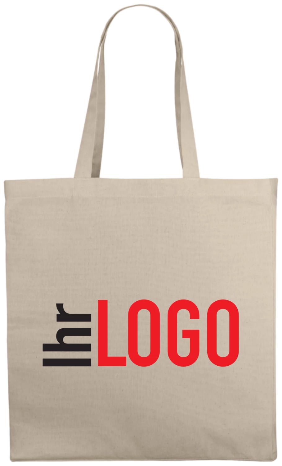 Odessa Baumwolltasche Natur mit Logo – hochwertige Stofftasche als Werbeartikel, perfekt zum Bedrucken und für Events