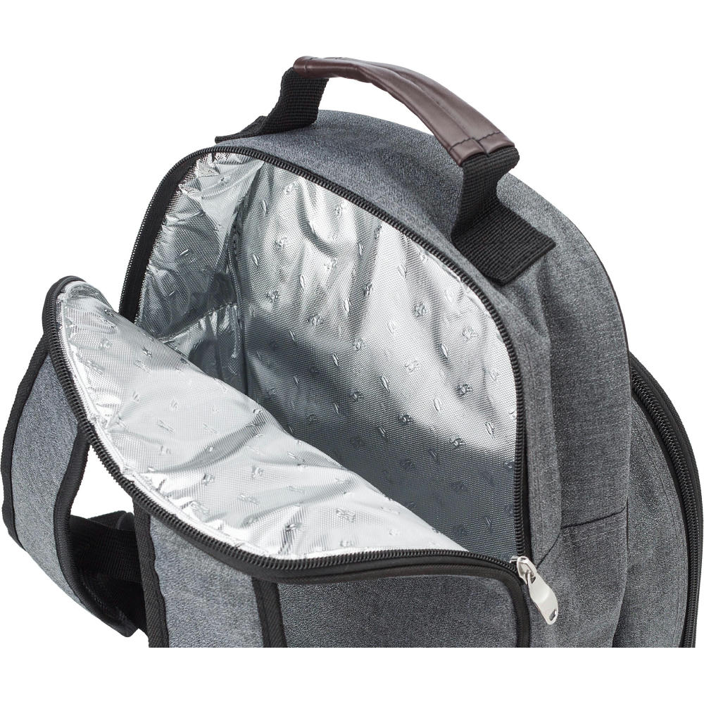 Picknick-Kühlrucksack aus Polycanvas Jolie Werbeartikel