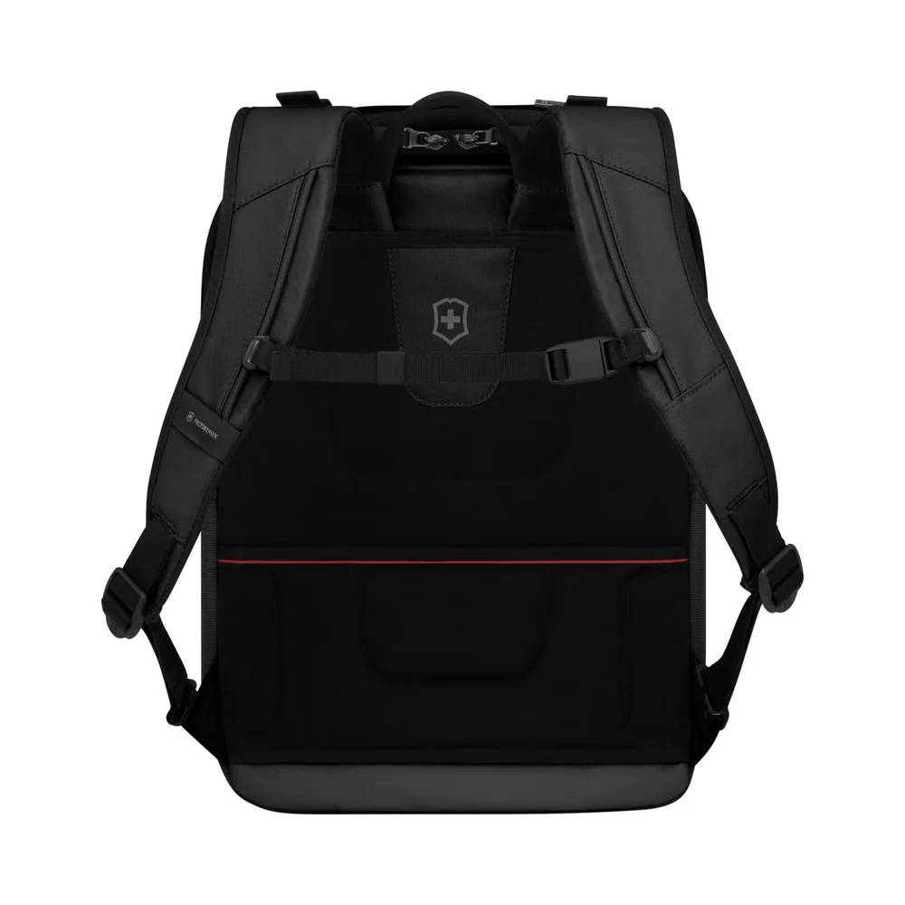Victorinox Altmont Modern Commuter Backpack Schwarz, Rückenpolster und Trolleyband – Rucksack bedrucken für Vielreisende