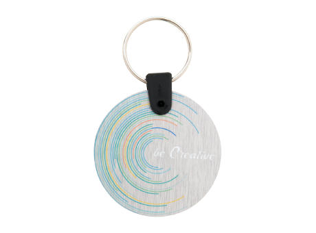 Schlüsselanhänger (rund) Aluudy A bedrucken