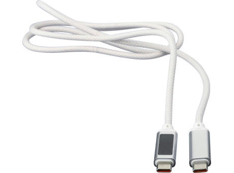 Ladekabel aus Nylongewebe 65W Claudia bedrucken