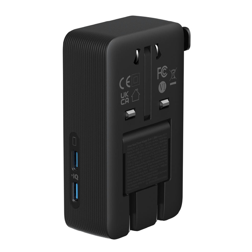 Anker Nano Reiseadapter (5-in-1, 20W) Werbeartikel