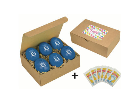 Product image LogoEi 6er Snack-Box - Blau Werbeartikel