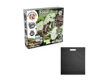 2 in 1 Fossil Excavation Kit IV. Lernspiel lieferung inklusive einer non-woven tasche (80 g/m²) Werbeartikel