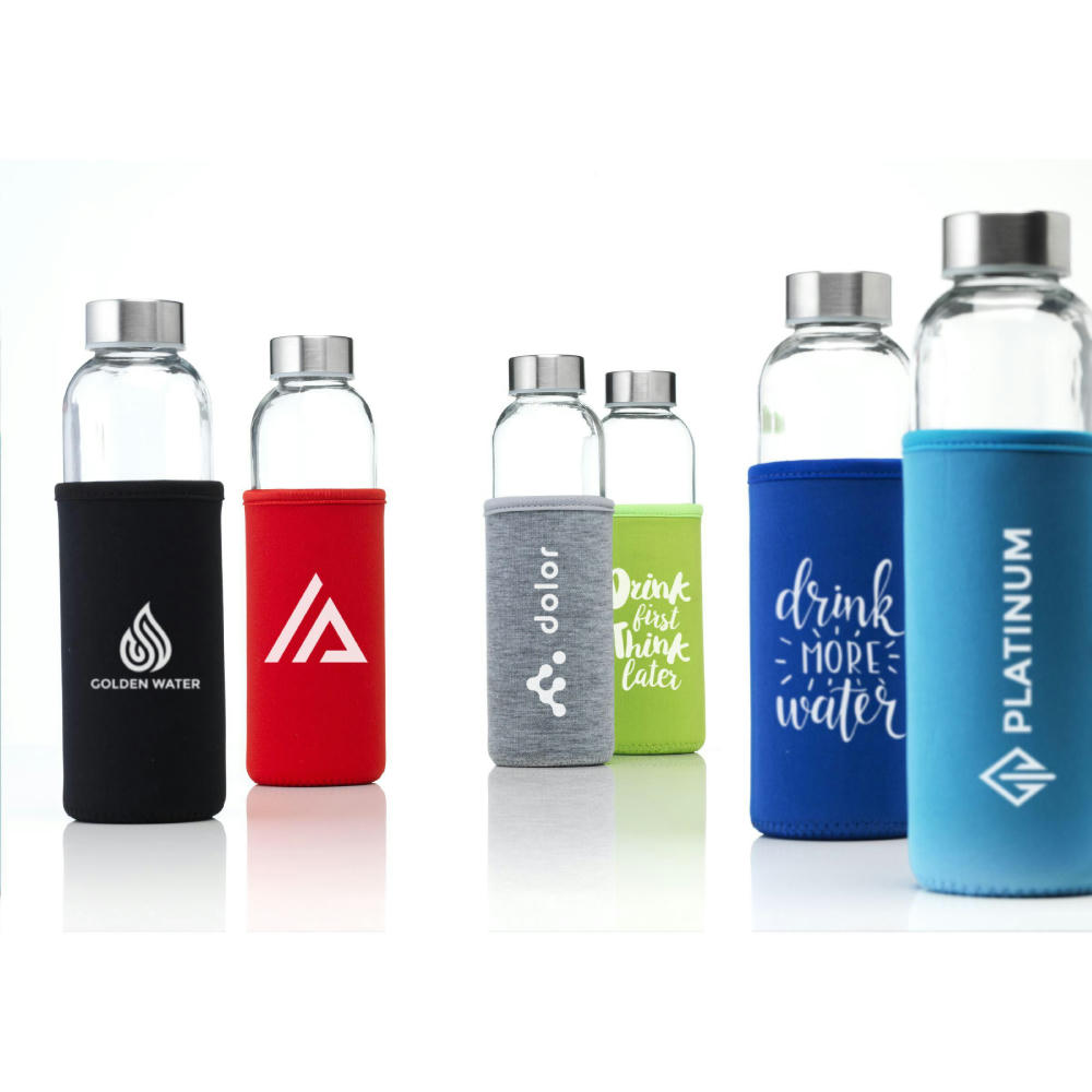 Senga Glass 500 ml Trinkflasche Werbeartikel