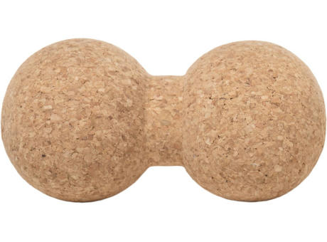 Massage-Peanut aus Kork, 16x8cm, "Made in Europe" Werbeartikel