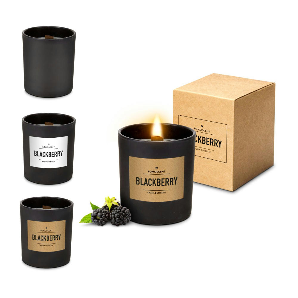 Product image ROMOSCENT® Aromakerze Blackberry Werbeartikel