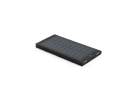 CLERK. 8'000 mAh Powerbank mit Solarpanel aus 100% recyceltem Aluminium bedrucken