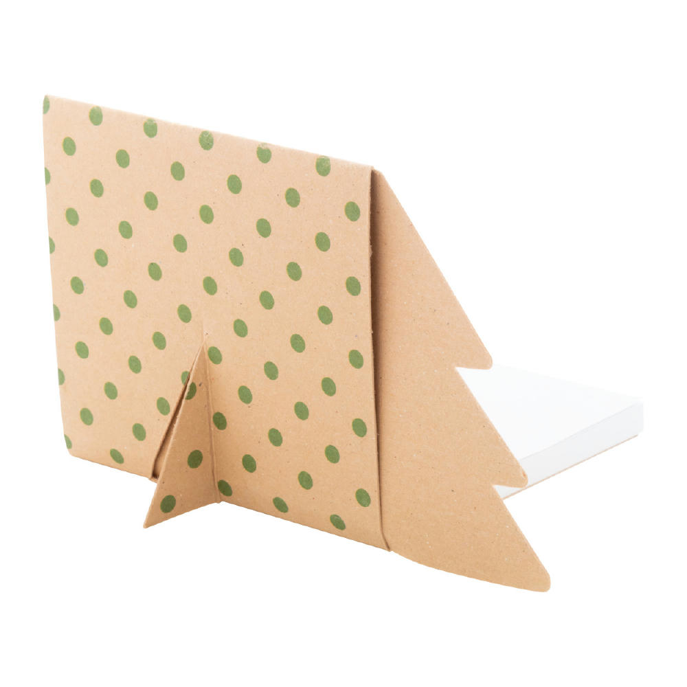 Individueller Haftnotizblock, Weihnachtsbaum CreaStick Xmas Eco Werbeartikel