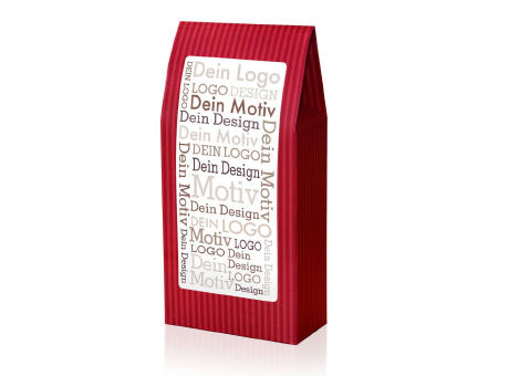 Weihnachts Edition - Haselnusskerne in Vollmilch-Zimt Schokolade in der Maxi-Faltschachtel  Werbeartikel