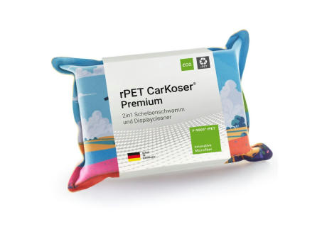 Product image rPET CarKoser® 2in1 Premium Scheibenschwamm, All-Inclusive-Paket Werbeartikel