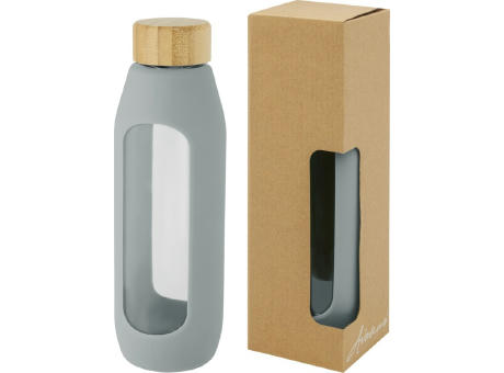 Product image Tidan 600 ml Flasche aus Borosilikatglas mit Silikongriff bedrucken