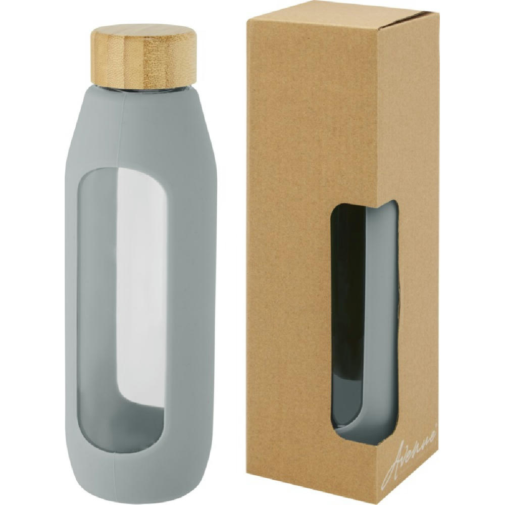 Product image Tidan 600 ml Flasche aus Borosilikatglas mit Silikongriff Werbeartikel