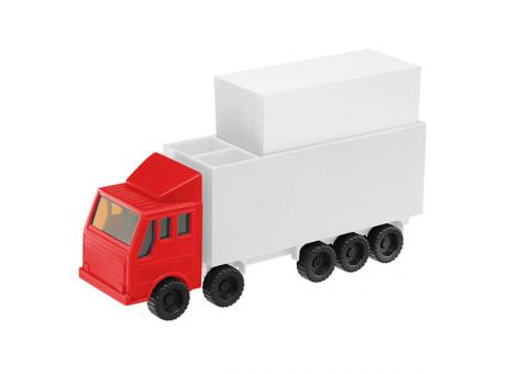 Zettelbox mit Köcher "LKW" Werbeartikel