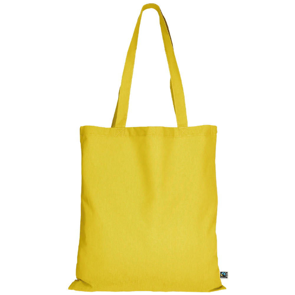 T15011-TEXXILLA Tasche aus Fairtrade-zertifizierter Baumwolle mit zwei langen Henkeln, ca. 140 g/m², ca. 38 x 42 cm Werbeartikel