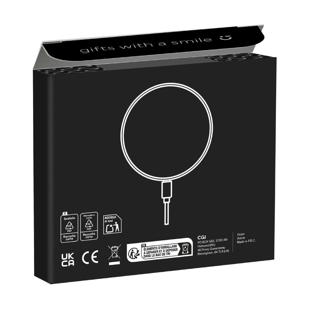 Bamboo 10W Wireless Charger Schnelladegerät Werbeartikel