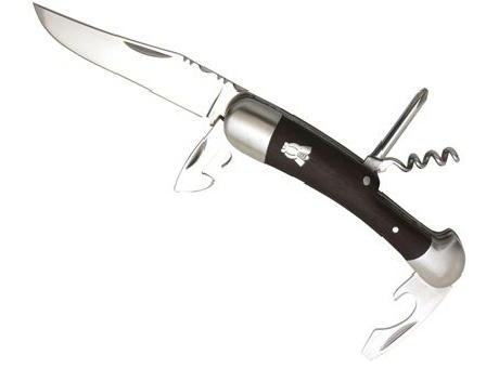 Product image Multifunktionsmesser 'Tradition', schwarzes Staminaholz Werbeartikel