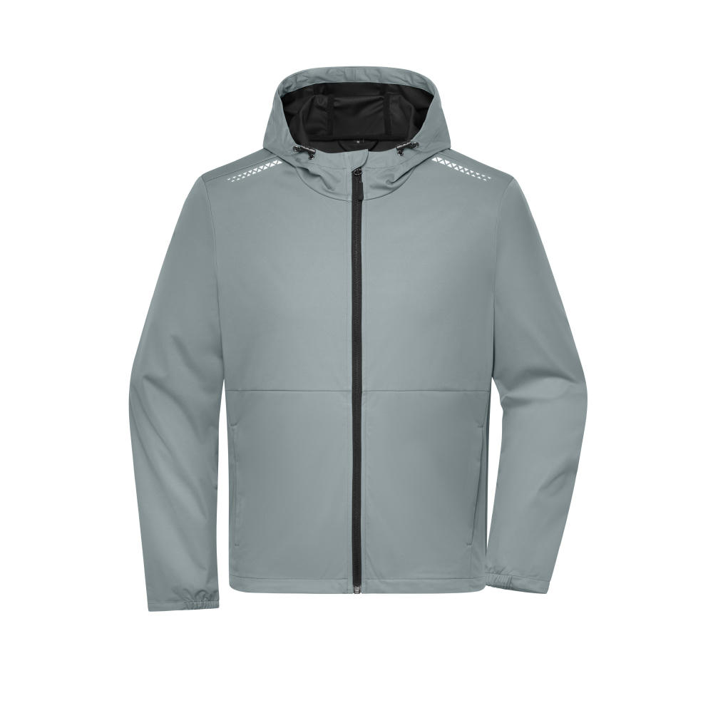 Men's Sports Softshell Jacket GRS - 3-lagige Softshelljacke aus recyceltem Polyester für Sport und Freizeit Werbeartikel