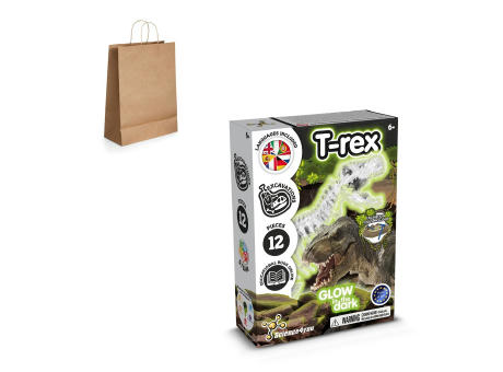 Fossil Excavation Kit III. Lernspiel lieferung inklusive einer kraftpapiertasche (115 g/m²) Werbeartikel