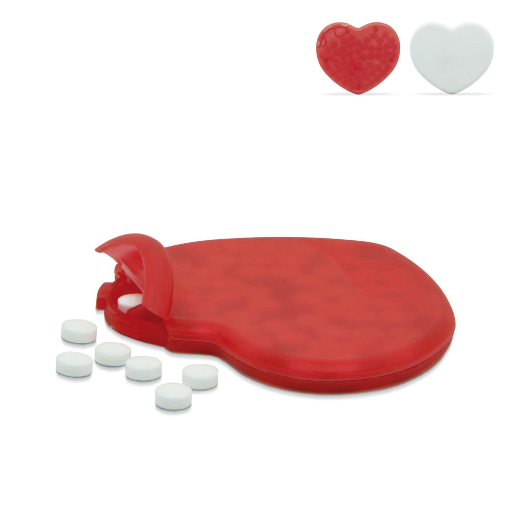 Product image Pfefferminzdose Herz Werbeartikel