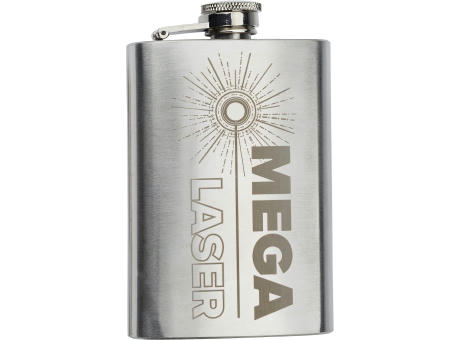 Flachmann aus Stahl (100 ml) Ingrid Werbeartikel