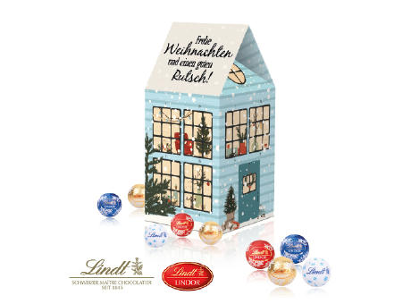 Product image Adventskalender-Haus "XL" mit Lindt Werbeartikel