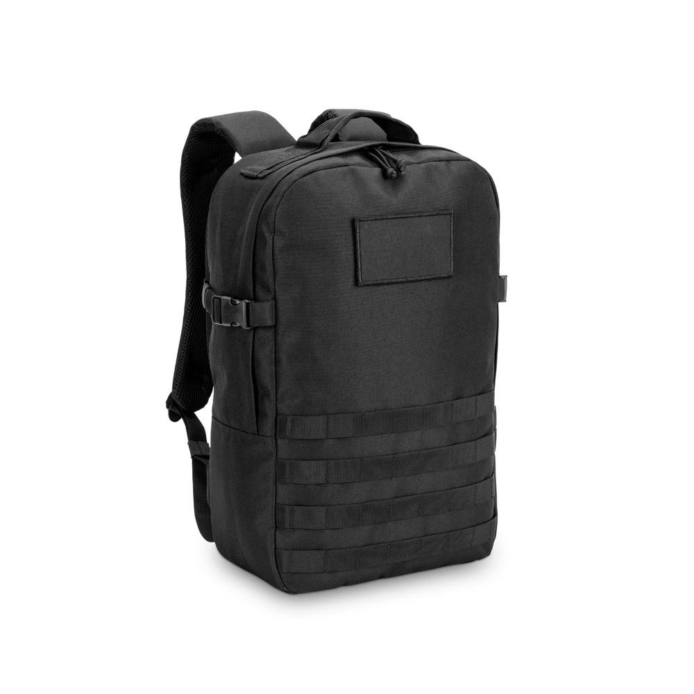 Product image EDINBURGH BPACK. Rucksack im Militärstil aus 600D HD recyceltem Polyester und Innenfutter aus 210D recyceltem Polyester 17.3“ Werbeartikel