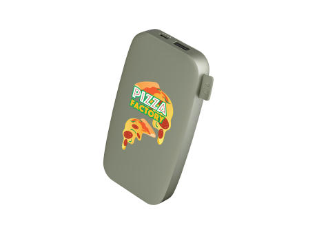 Fresh 'n Rebel Powerbank 12000 mAh USB-C Dusky Blue bedrucken