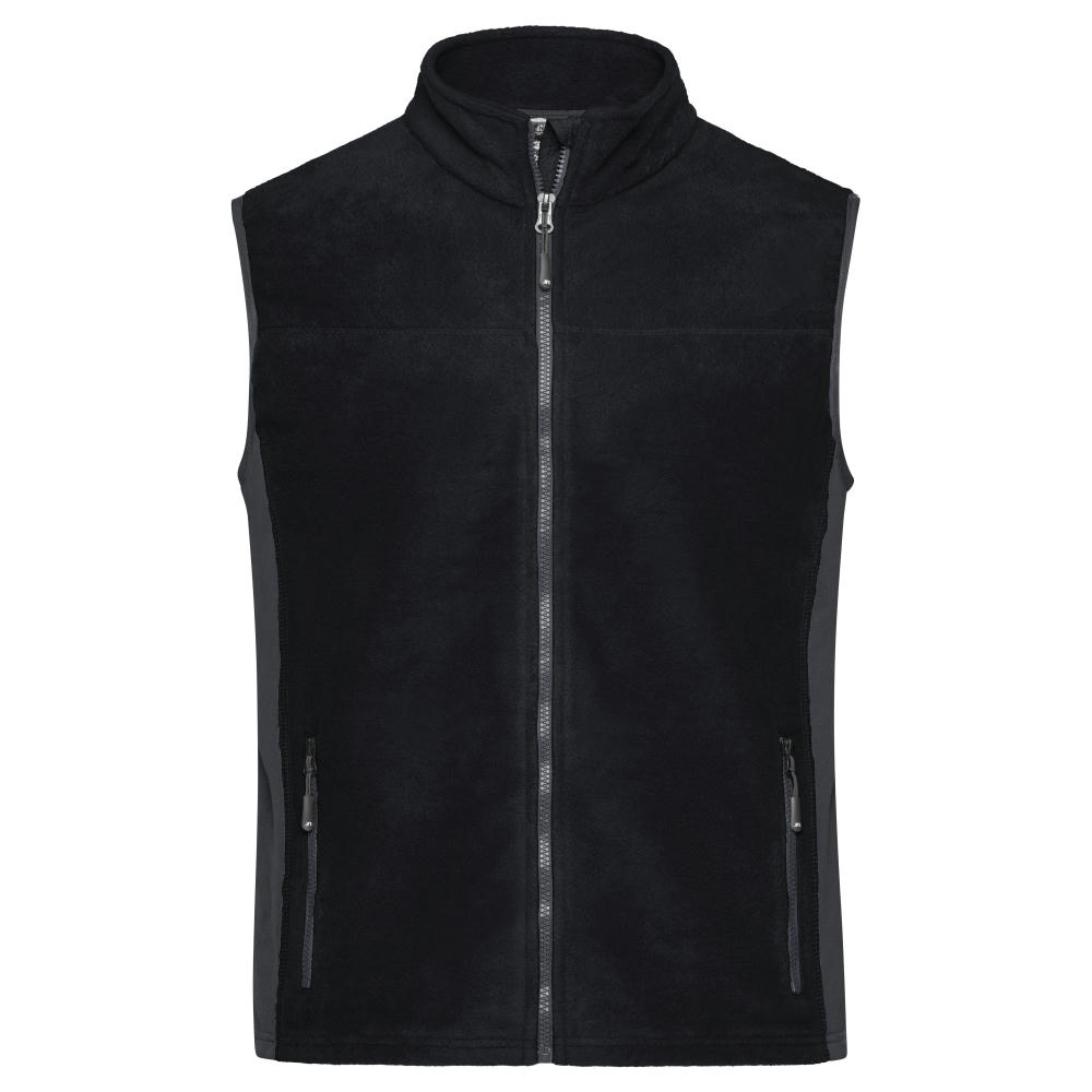Product image Men's Workwear Fleece Vest - STRONG - - Strapazierfähige Fleeceweste im Materialmix Werbeartikel