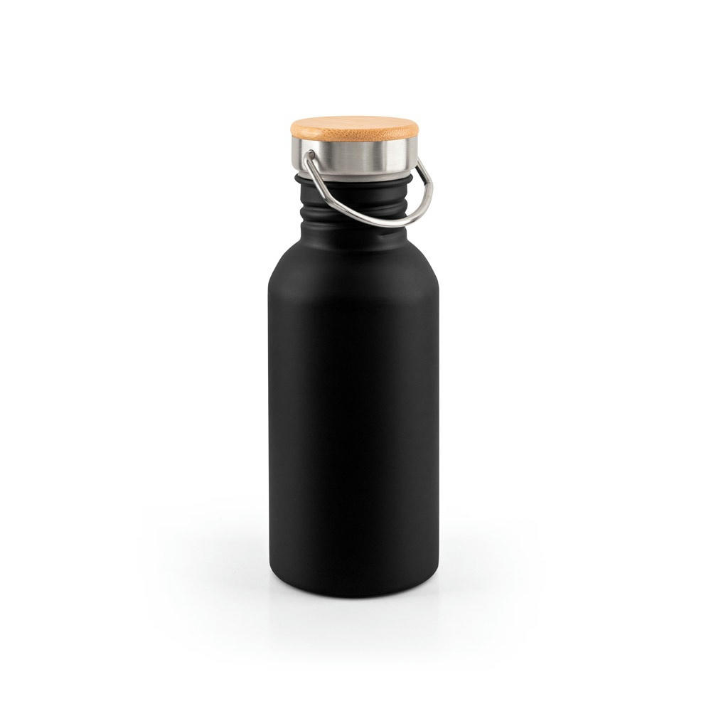 EWING. Edelstahlflasche (90 % recycelt) mit einwandiger Ausführung Werbeartikel
