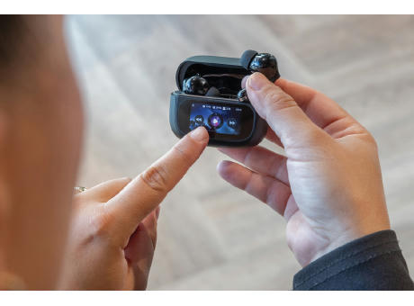 Airtune ANC-Ohrhörer aus RCS rec. ABS mit Touch-Screen Werbeartikel