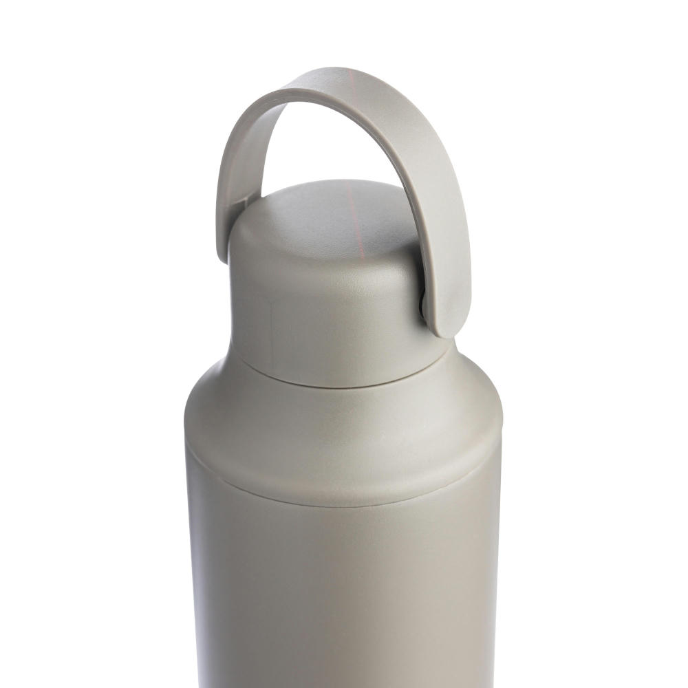 Doppelwandige Edelstahl-Trinkflasche (500 ml) Omari Werbeartikel