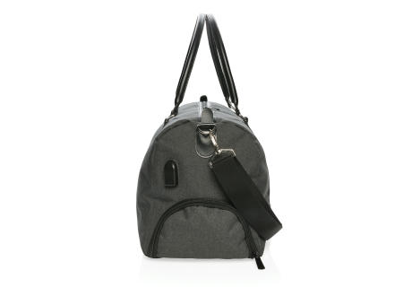 Wochenendtasche mit USB A-Ausgang bedrucken