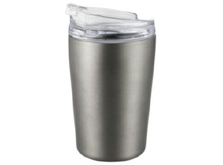 Metmaxx® Thermobecher "CremaExpresso/Macchiato" titan Werbeartikel