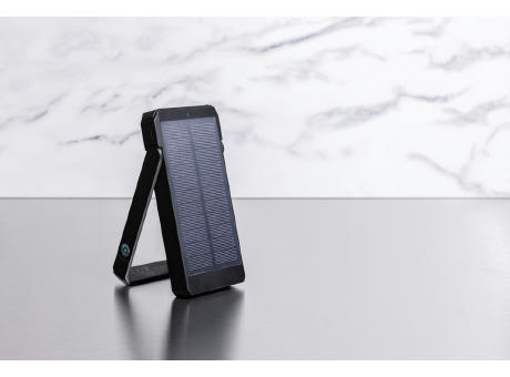 Skywave 10000mAh Solarpowerbank aus RCS recycelt. Kunststoff bedrucken