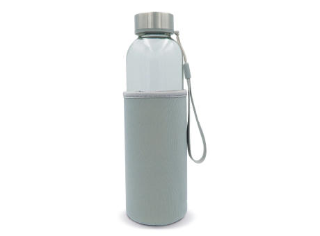 Product image Trinkflasche aus Glas mit Neoprenhülle 500ml bedrucken
