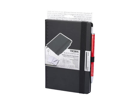 TROIKA Notizblock BLACK SLIMPAD A5 Werbeartikel