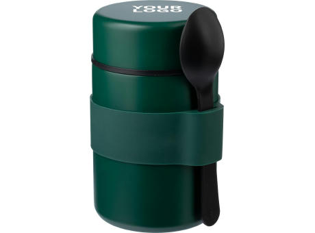 Doppelwandige Lunchbox Niko aus Edelstahl Werbeartikel